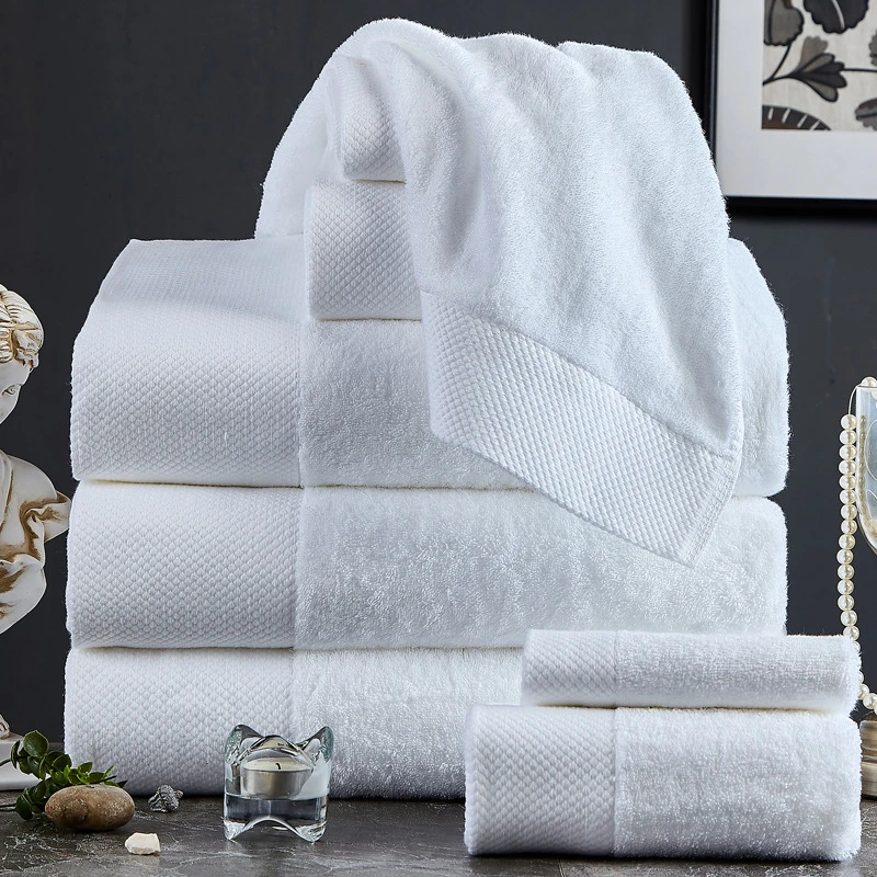 Large White Bath Towel